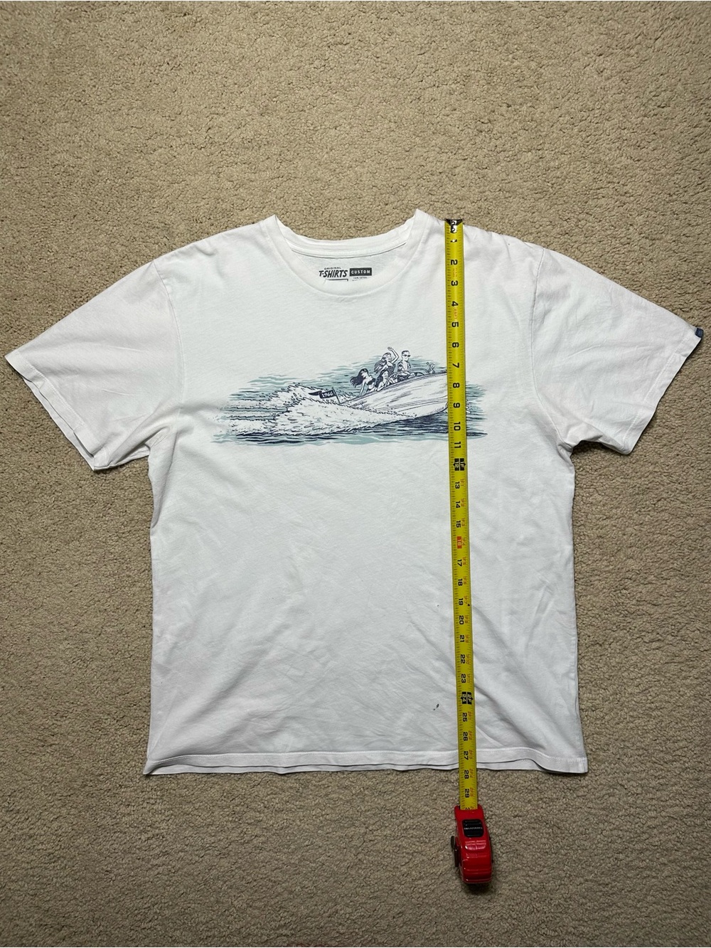Vans Original White T-shirt Men Size XL - Picture 2 of 9